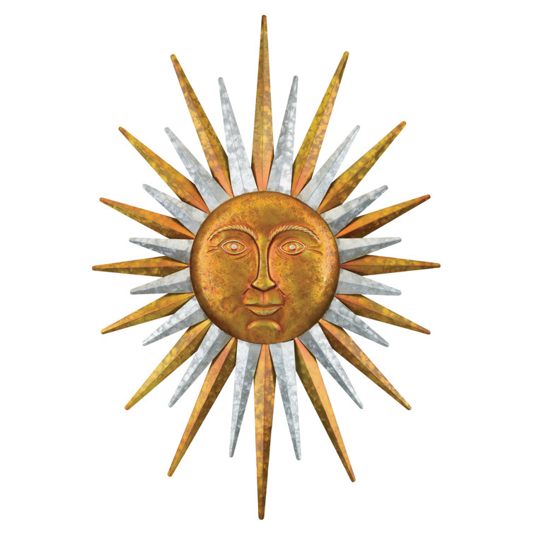 Regal Art & Gift Galvanized Sun Wall Decor Wayfair